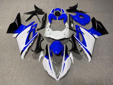 2013-2016 Glänzend Weiß & Blau Daytona 675 Verkleidung