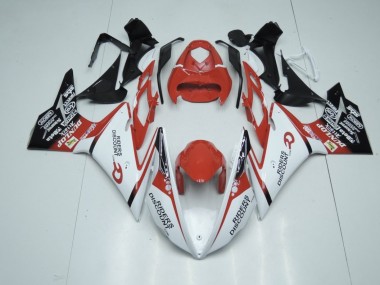 2013-2016 Rot & Weiß Daytona 675 Verkleidung