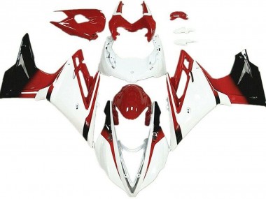 2013-2016 Weiß & Rot Daytona 675 Verkleidung