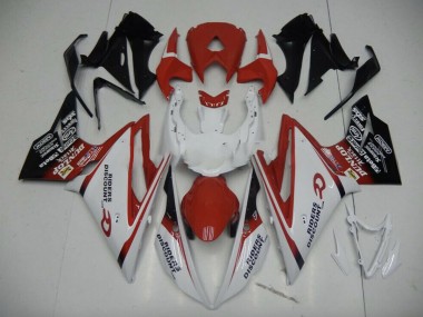 2013-2016 Rot Schwarz Fade Daytona 675 Verkleidung