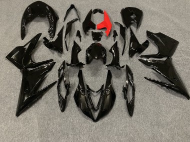 2013-2016 Schwarz Glänzend Daytona 675 Verkleidung