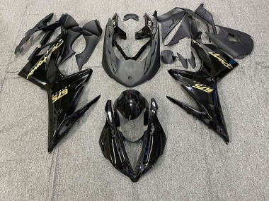 2013-2016 Schwarz Glänzend Mit Gold Daytona 675 Verkleidung
