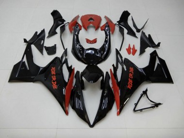 2013-2016 Schwarz Glänzend Stil Daytona 675 Verkleidung