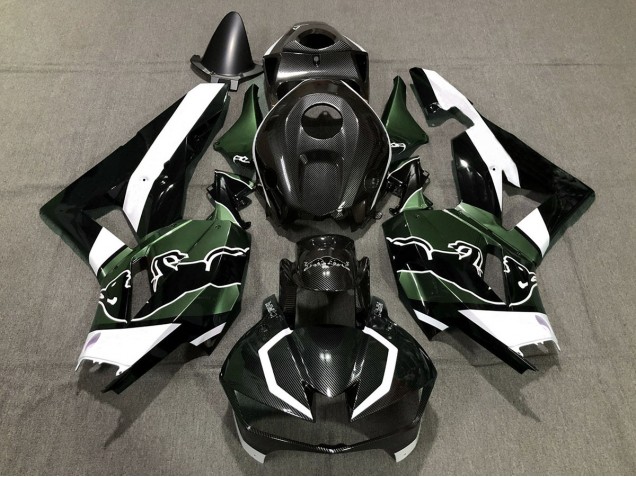 2013-2023 Custom Grün Carbonfaser Bull CBR600RR Verkleidung