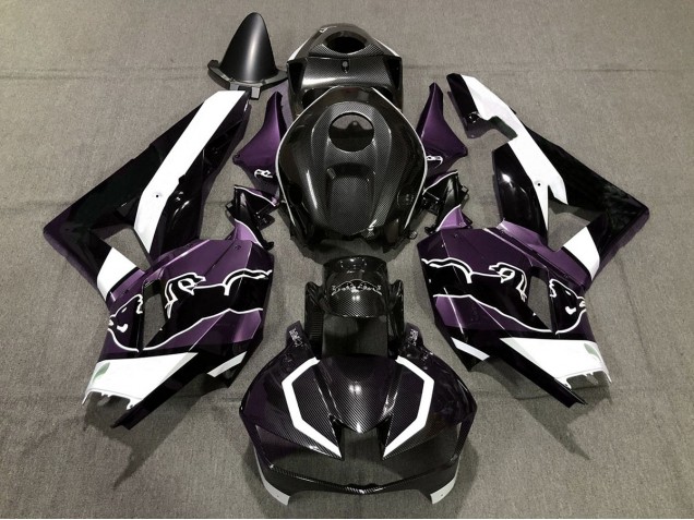 2013-2023 Custom Lila Carbonfaser Bull CBR600RR Verkleidung