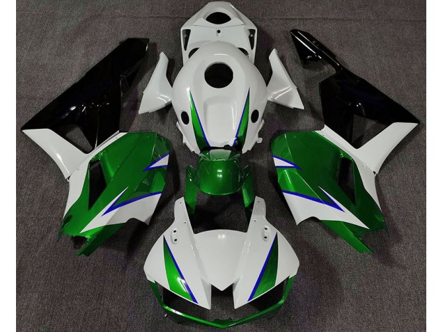 2013-2023 Glänzend Grün Weiß & Blau CBR600RR Verkleidung