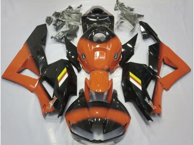 2013-2023 Glanzorange & Schwarz Verblassen CBR600RR Verkleidung