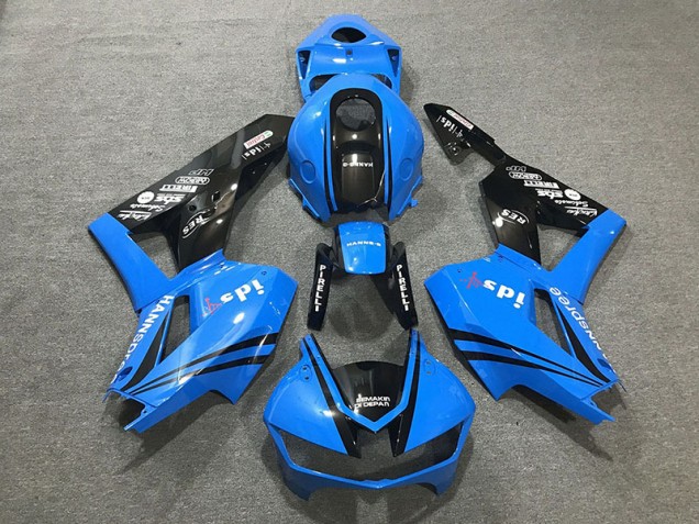2013-2023 Logos In Glänzendem Blau CBR600RR Verkleidung 2013-2023 Logos In Glänzendem Blau CBR600RR Verkleidung