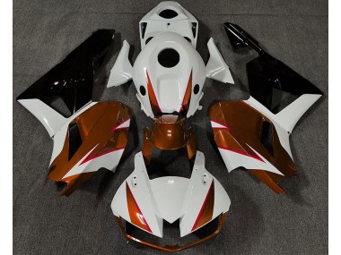 2013-2023 Orange Glänzend Weiß & Rot CBR600RR Verkleidung