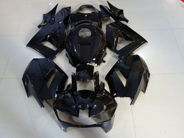 2013-2023 Schwarz Glänzend CBR600RR Verkleidung