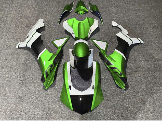 2015-2019 Grün & Kohlefaser Akzente R1 Verkleidung 2015-2019 Grün & Kohlefaser Akzente R1 Verkleidung