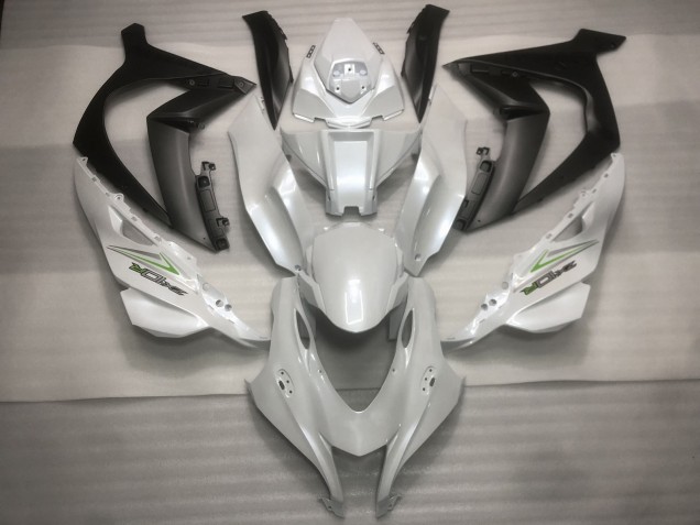 2016-2019 Perlweiß & Grün ZX10R Verkleidung 2016-2019 Perlweiß & Grün ZX10R Verkleidung