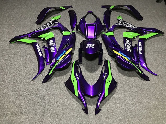 2016-2019 Perlviolett Trickstar ZX10R Verkleidung 2016-2019 Perlviolett Trickstar ZX10R Verkleidung