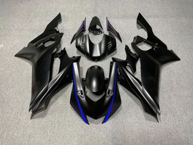 2017-2021 Matt Schwarze & Blaue Akzente R6 Verkleidung