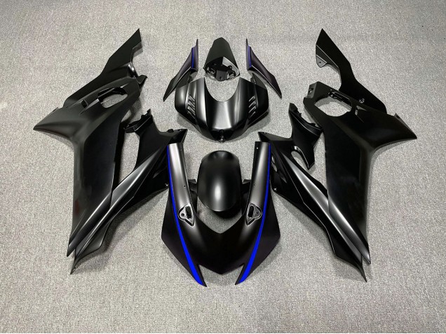 2017-2021 Matt Schwarze & Blaue Akzente R6 Verkleidung 2017-2021 Matt Schwarze & Blaue Akzente R6 Verkleidung