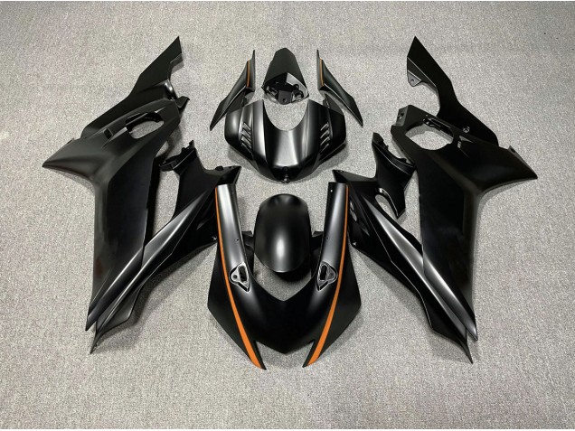 2017-2021 Matt Schwarze & Orange Akzente R6 Verkleidung 2017-2021 Matt Schwarze & Orange Akzente R6 Verkleidung