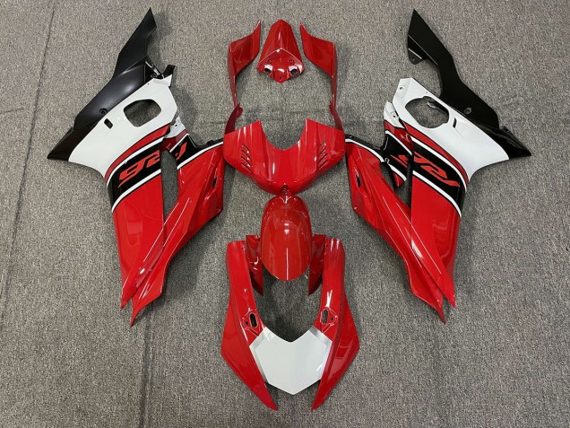 2017-2021 Rot Weiß & Schwarz R6 Verkleidung 2017-2021 Rot Weiß & Schwarz R6 Verkleidung
