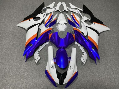 2017-2021 Tiefes Blau & Orange R6 Verkleidung