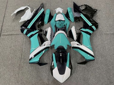 2017-2023 Glänzend Cyan Weiß & Schwarz CBR1000RR Verkleidung