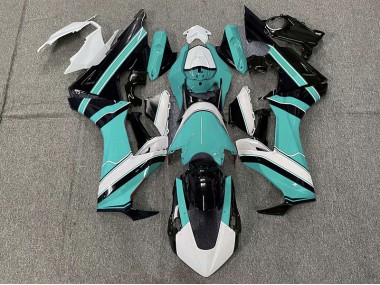 2017-2023 Glänzend Cyan Weiß & Schwarz CBR1000RR Verkleidung