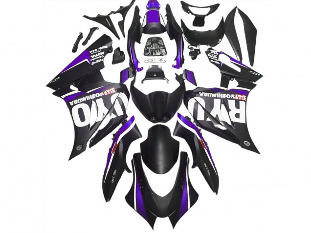 2017-2023 Matt Schwarz & Lila GSXR 1000 Verkleidung 2017-2023 Matt Schwarz & Lila GSXR 1000 Verkleidung