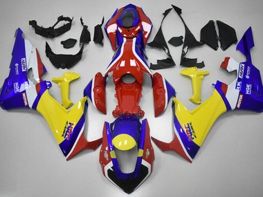 2017-2023 Rot Blau & Gelb HRC CBR1000RR Verkleidung