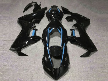 2017-2023 Schwarz Glänzend & Hellblaues Futter CBR1000RR Verkleidung