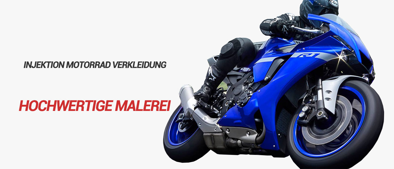Injektion Motorrad Verkleidung, verfeinerter Lackierprozess | ABS Verkleidung